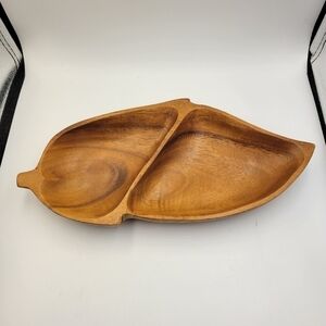 Vintage Hawaii Monkeypod Candy Dish